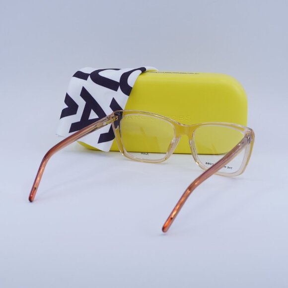 Marc Jacobs MARC 598 0R83 00 Eyeglasses Transparent Orange Cat Eye 54mm Frame - Picture 11 of 11